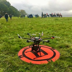 Drone on a landing Matt